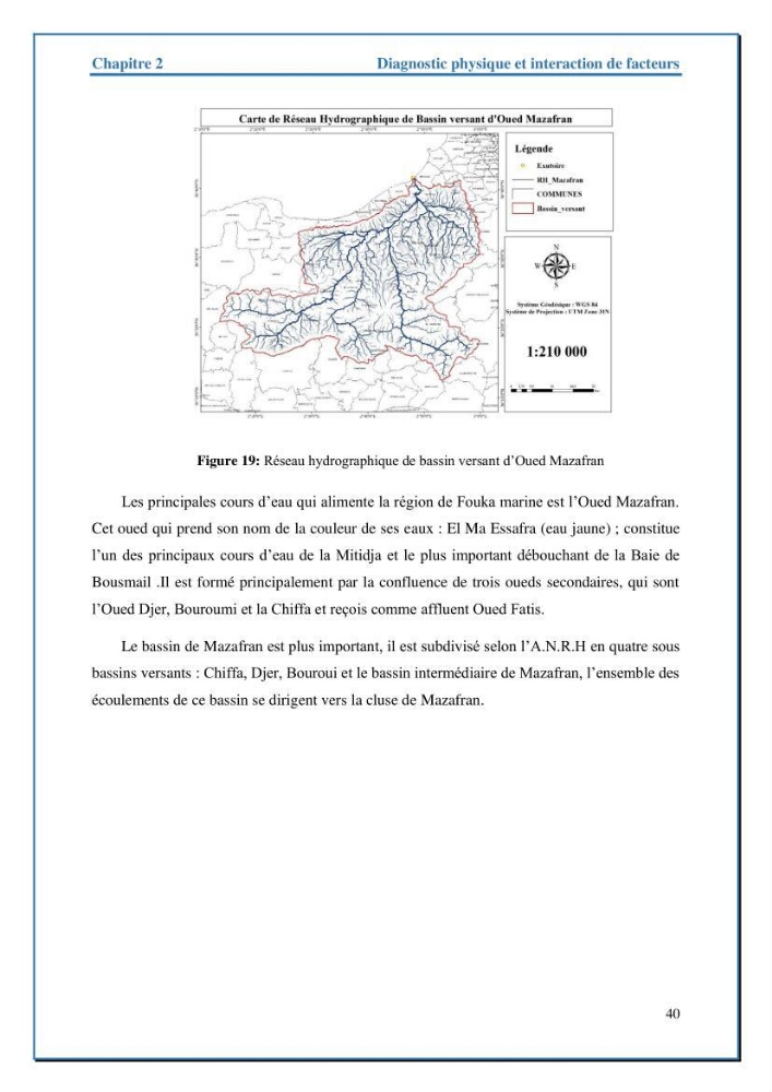 Etude de protection de la frange littorale de projet de la nouvelle station de dessalement de Fouka marine wilaya de Tipaza