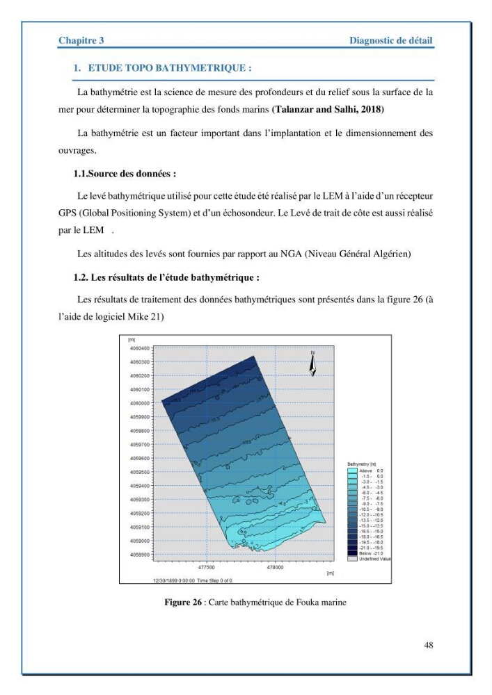 Etude de protection de la frange littorale de projet de la nouvelle station de dessalement de Fouka marine wilaya de Tipaza