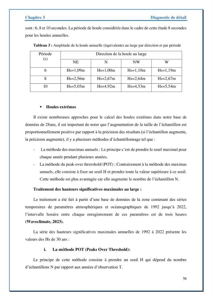 Etude de protection de la frange littorale de projet de la nouvelle station de dessalement de Fouka marine wilaya de Tipaza
