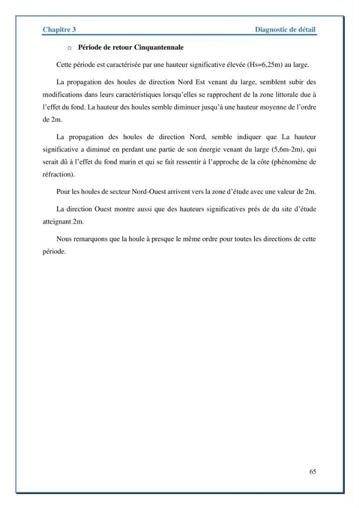 Etude de protection de la frange littorale de projet de la nouvelle station de dessalement de Fouka marine wilaya de Tipaza