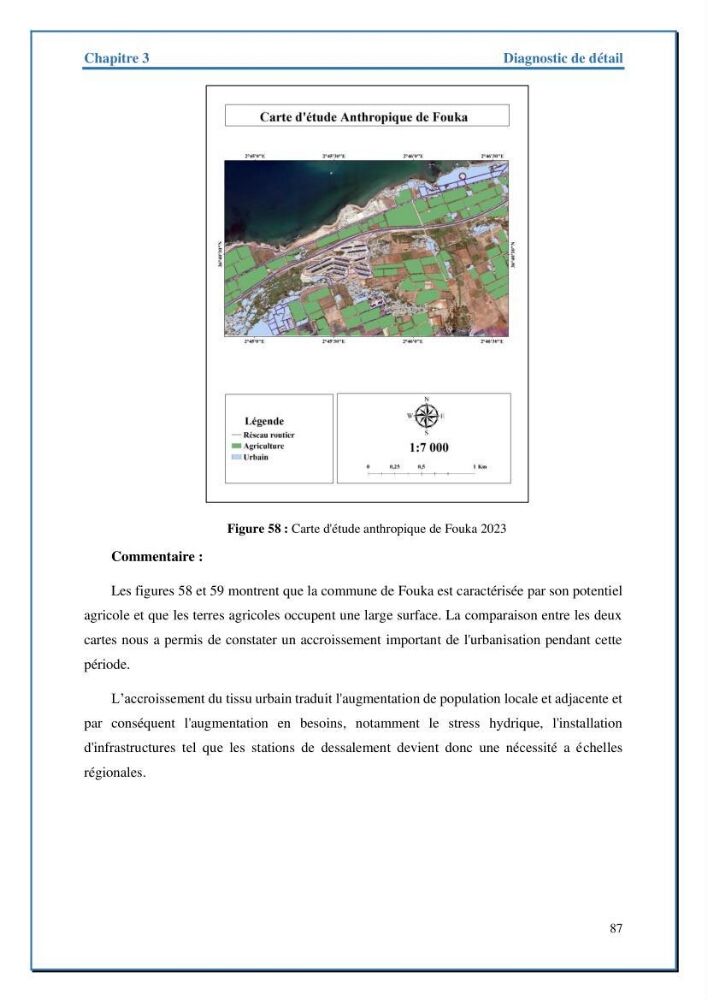 Etude de protection de la frange littorale de projet de la nouvelle station de dessalement de Fouka marine wilaya de Tipaza