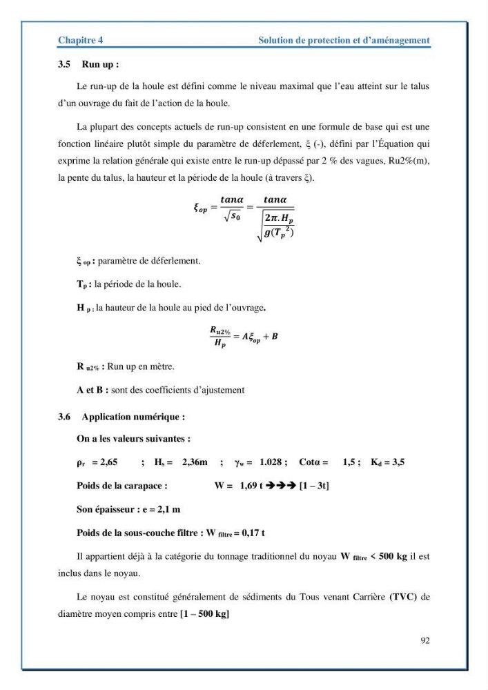 Etude de protection de la frange littorale de projet de la nouvelle station de dessalement de Fouka marine wilaya de Tipaza