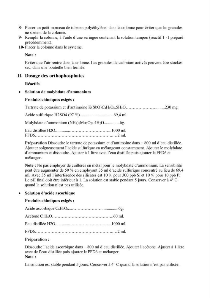 Contribution à l\'étude des paramètres physico-chimiques et de pollution dans l\'eau et dans le sédiment