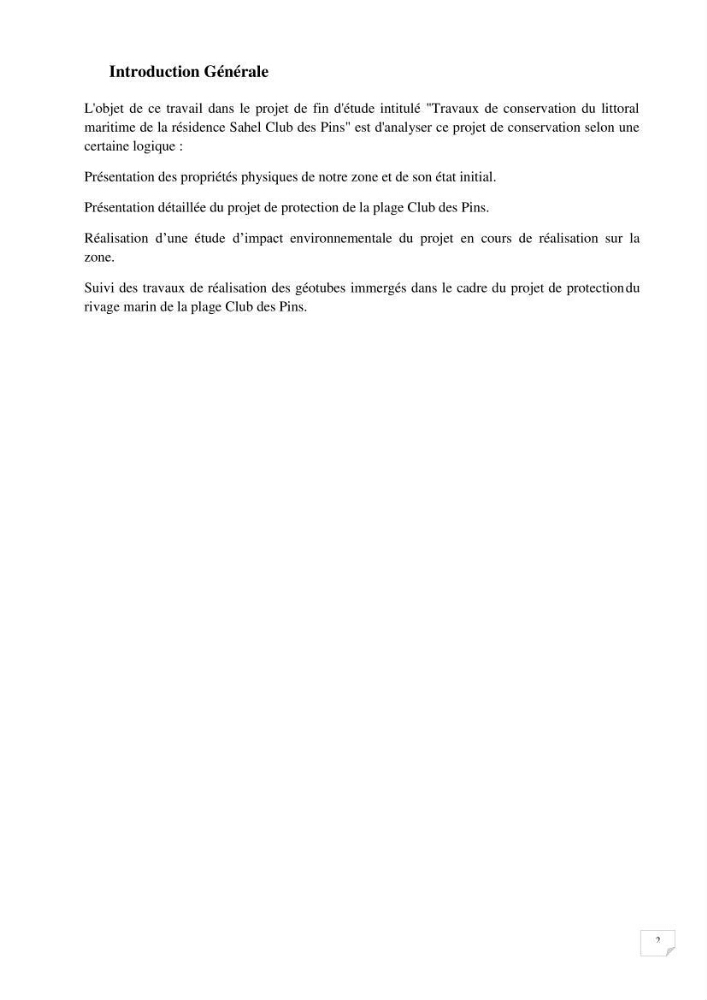 Protection de la plage Club des pins par les géotubes Et l’élargissement de la plage par les stabiplages