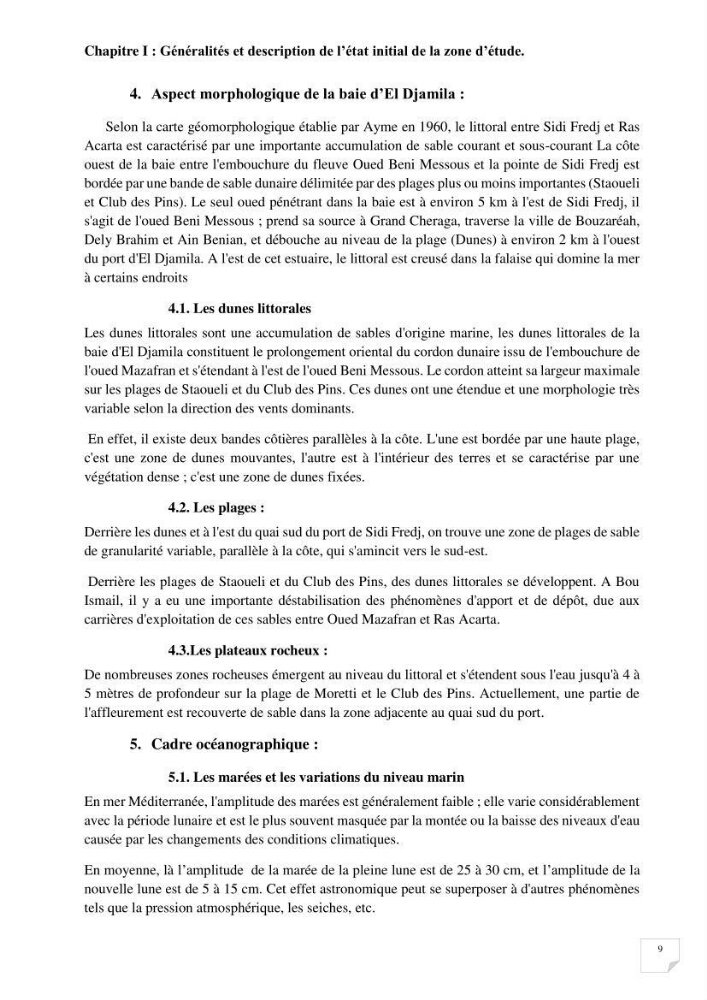 Protection de la plage Club des pins par les géotubes Et l’élargissement de la plage par les stabiplages