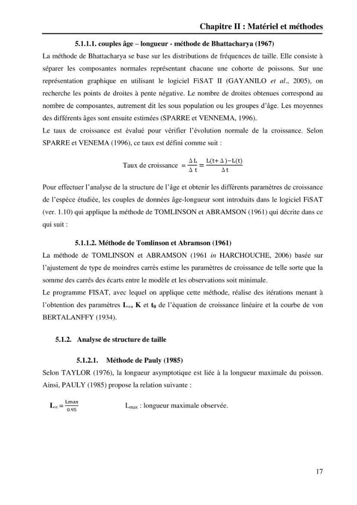 Contribution à l’étude de la croissance et de l’exploitation du gobie noir Gobius niger L., 1758 (Actinopterygii, Perciformes) du golfe de Béjaïa