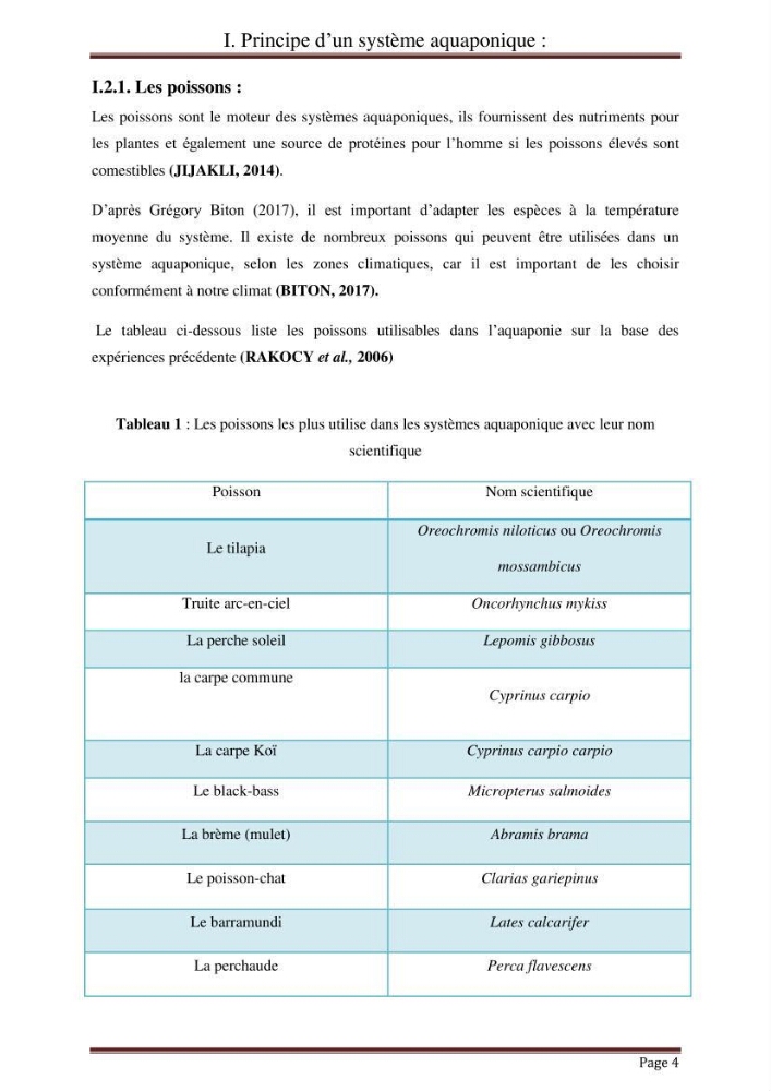 Mise en place d\'un élevage en aquaponie:
