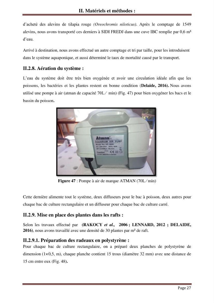Mise en place d\'un élevage en aquaponie: