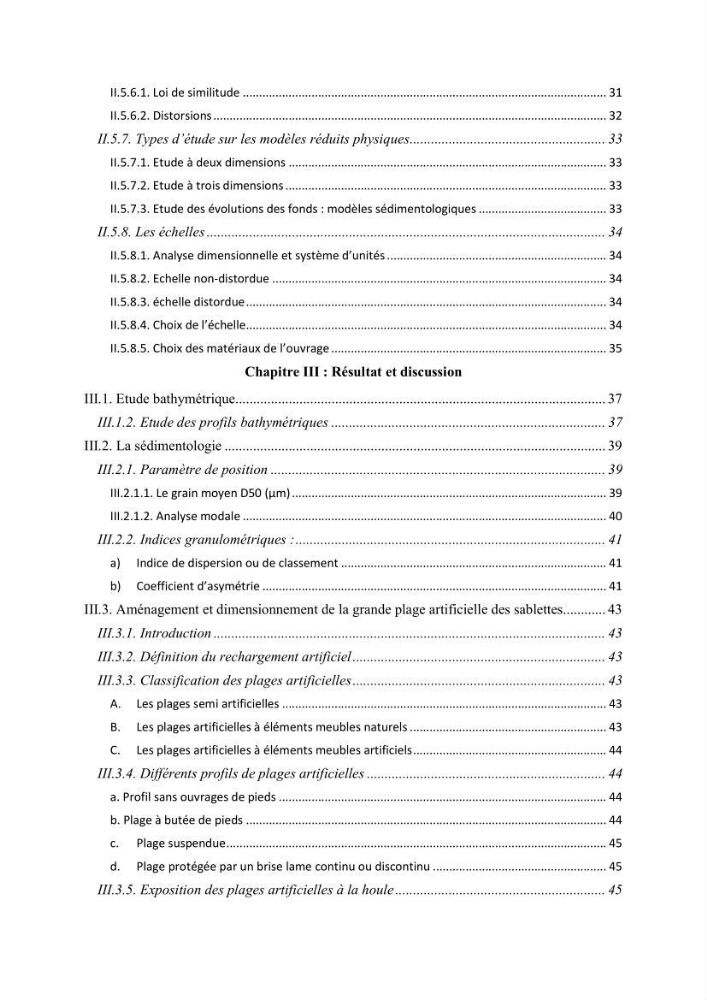 Apport de la modélisation physique et numérique dans l’étude de l’hydrodynamisme sédimentaire : cas de l’aménagement d’une plage artificielle au niveau des Sablettes