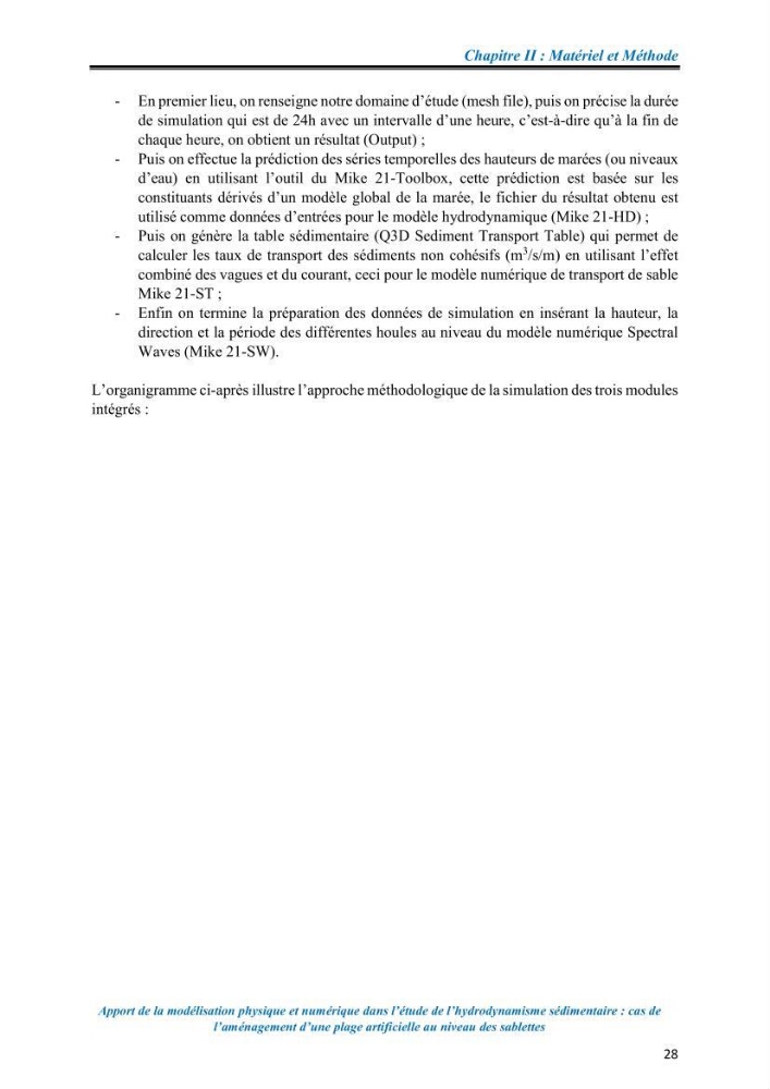 Apport de la modélisation physique et numérique dans l’étude de l’hydrodynamisme sédimentaire : cas de l’aménagement d’une plage artificielle au niveau des Sablettes