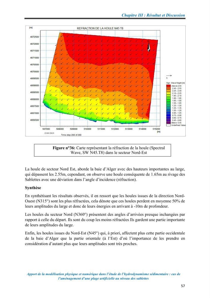 Apport de la modélisation physique et numérique dans l’étude de l’hydrodynamisme sédimentaire : cas de l’aménagement d’une plage artificielle au niveau des Sablettes