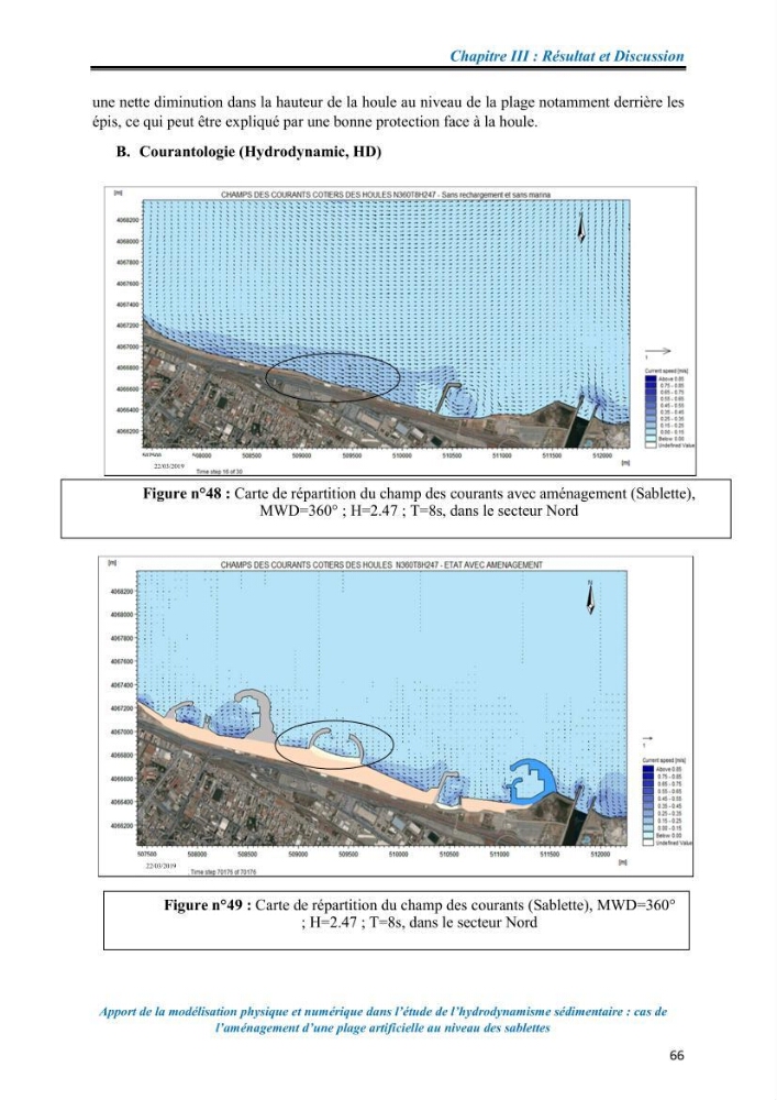 Apport de la modélisation physique et numérique dans l’étude de l’hydrodynamisme sédimentaire : cas de l’aménagement d’une plage artificielle au niveau des Sablettes