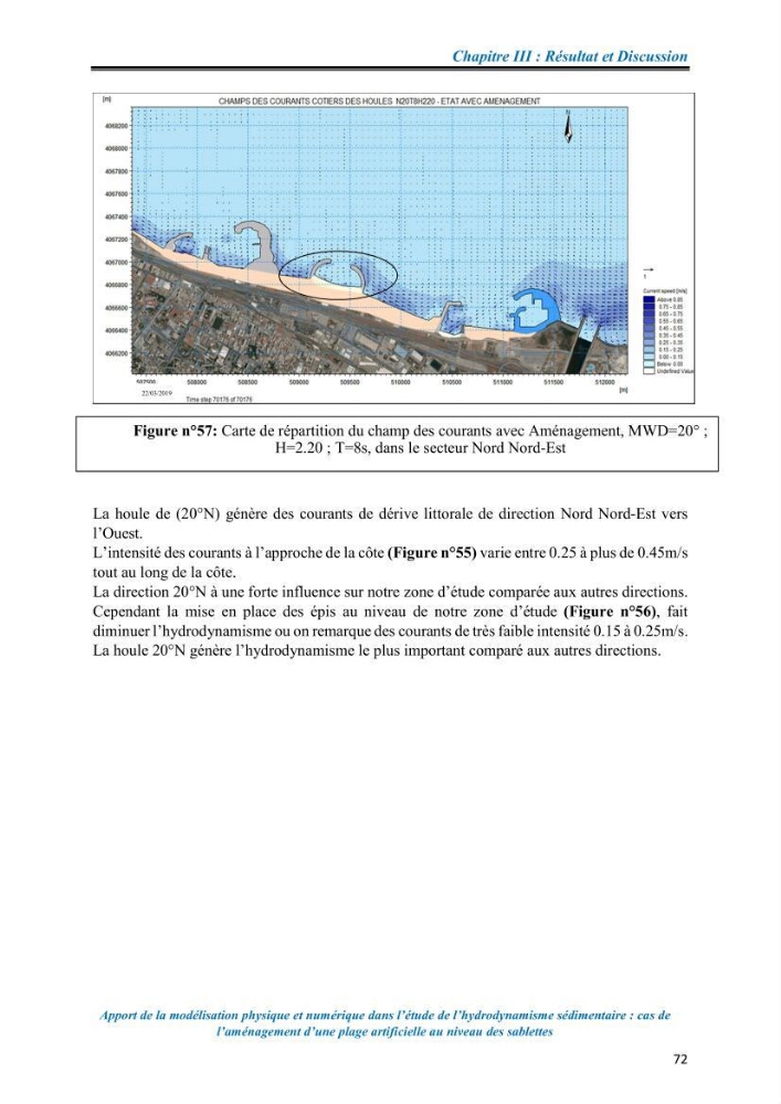 Apport de la modélisation physique et numérique dans l’étude de l’hydrodynamisme sédimentaire : cas de l’aménagement d’une plage artificielle au niveau des Sablettes