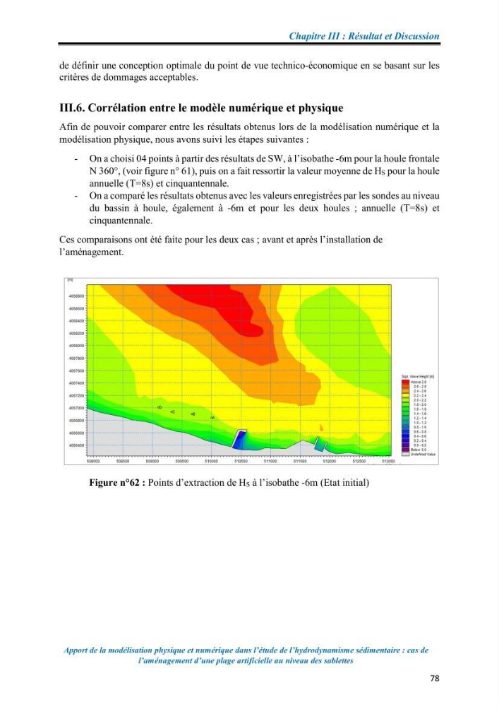 Apport de la modélisation physique et numérique dans l’étude de l’hydrodynamisme sédimentaire : cas de l’aménagement d’une plage artificielle au niveau des Sablettes