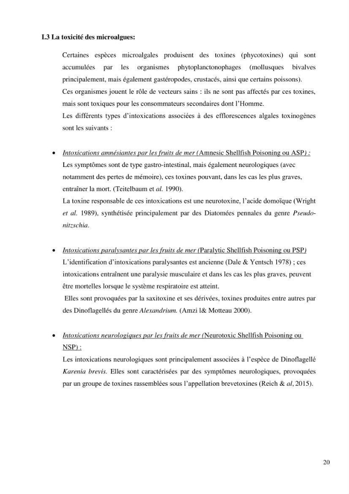 Dynamique et diversité du peuplement phytoplanctonique de la baie de Bou-Ismail.