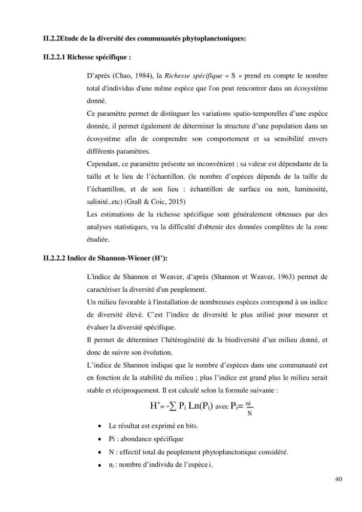 Dynamique et diversité du peuplement phytoplanctonique de la baie de Bou-Ismail.