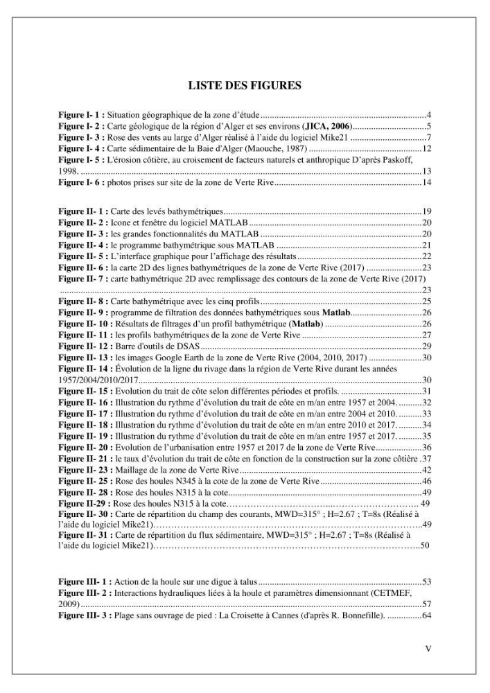 Etude de protection et d\'aménagement de la zone de Verte Rive-Bordj El Kiffan