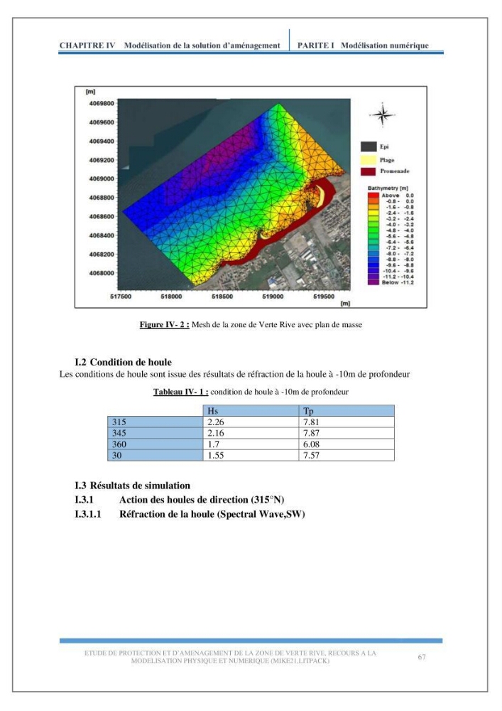 Etude de protection et d\'aménagement de la zone de Verte Rive-Bordj El Kiffan