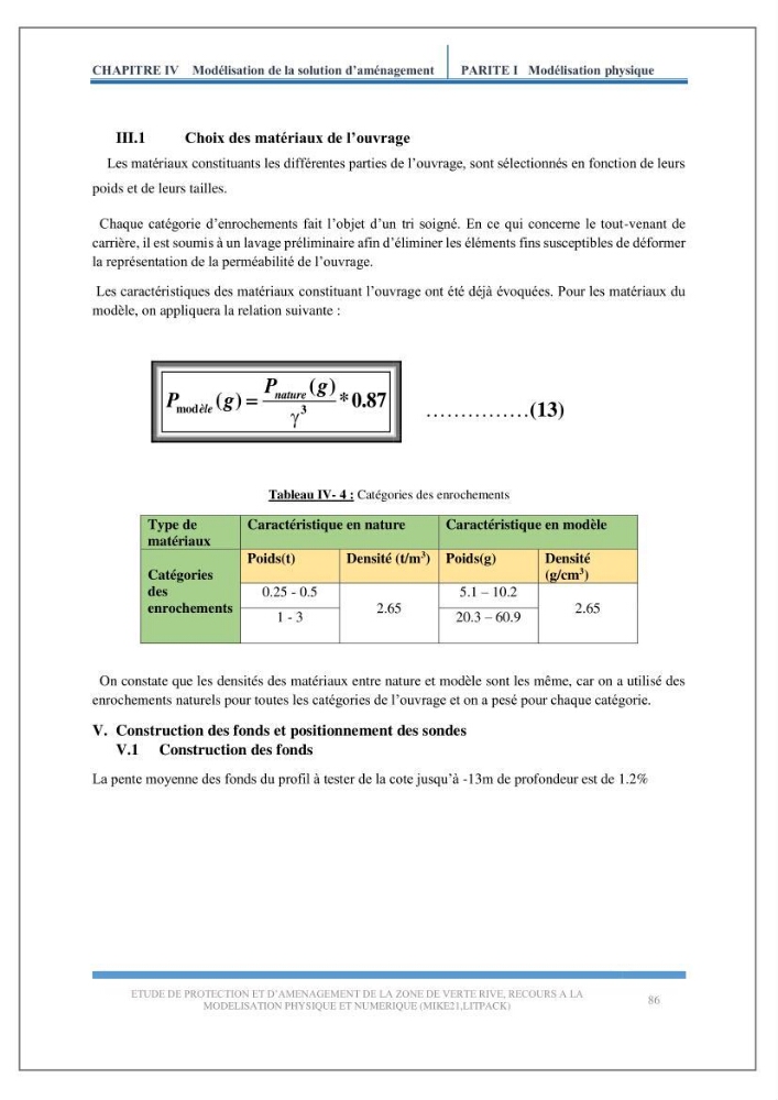 Etude de protection et d\'aménagement de la zone de Verte Rive-Bordj El Kiffan