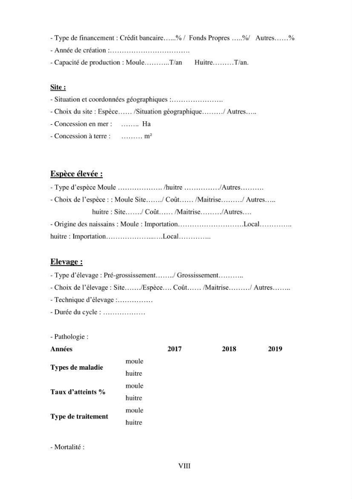 Etude des performances économiques des fermes aquacoles conchylicoles en Algérie: