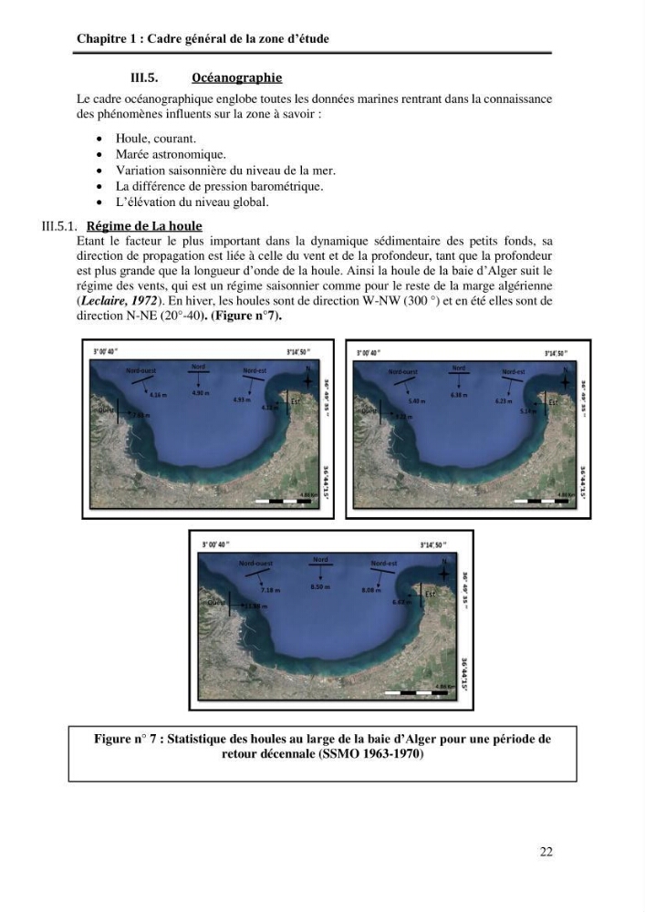Aménagement de la promenade de la Baie d\'Alger: étude sur modèle reduit physique du transpot sedimentaire dans la promenade des Sablettes \" Baie d\'Alger\"