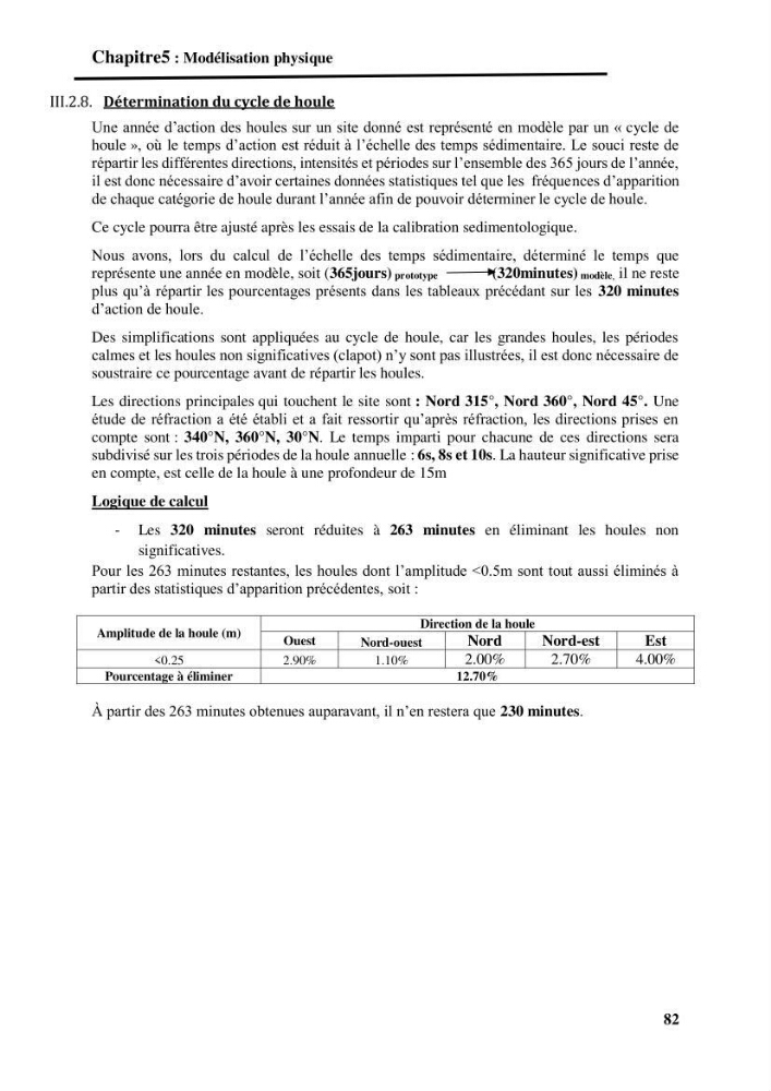 Aménagement de la promenade de la Baie d\'Alger: étude sur modèle reduit physique du transpot sedimentaire dans la promenade des Sablettes \" Baie d\'Alger\"