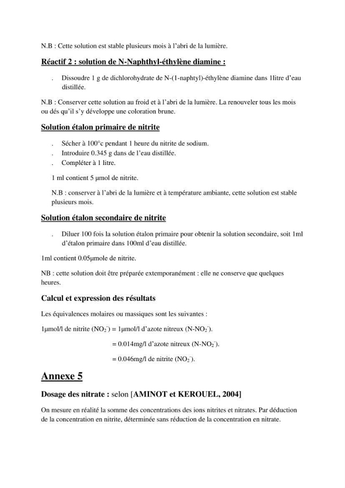 Caractérisation physico-chimiques et sels nutritifs des eaux de la baie d\'El Djamila