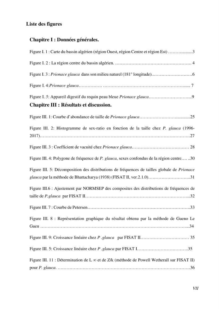 Contribution à l’étude de Prionace glauca (Elasmobranches, Carcharhinidae) dans la région centre