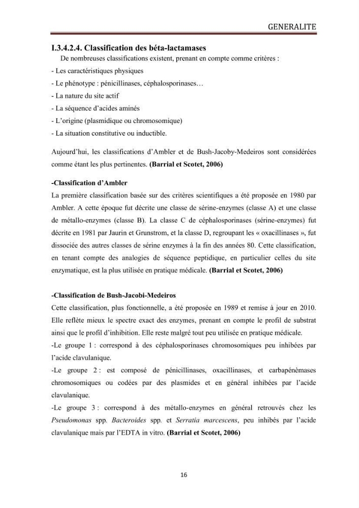 Caractérisation des mécanismes de résistance aux béta-lactamines chez des bactéries à Gram négatif isolées des eaux usées et aux traitées de la STEP de Boumerdes