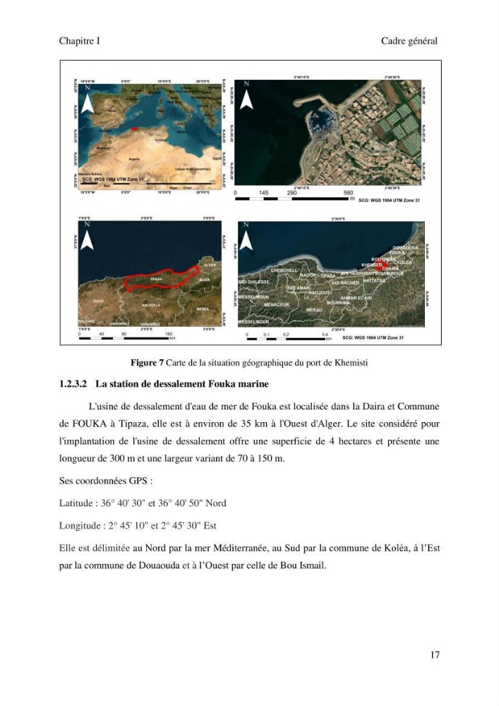 Gestion et valorisation des zones littorales à intérêt stratégique cas de la wilaya de Tipaza