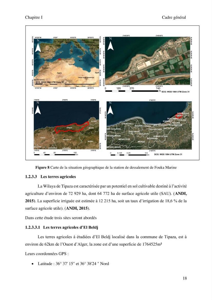 Gestion et valorisation des zones littorales à intérêt stratégique cas de la wilaya de Tipaza