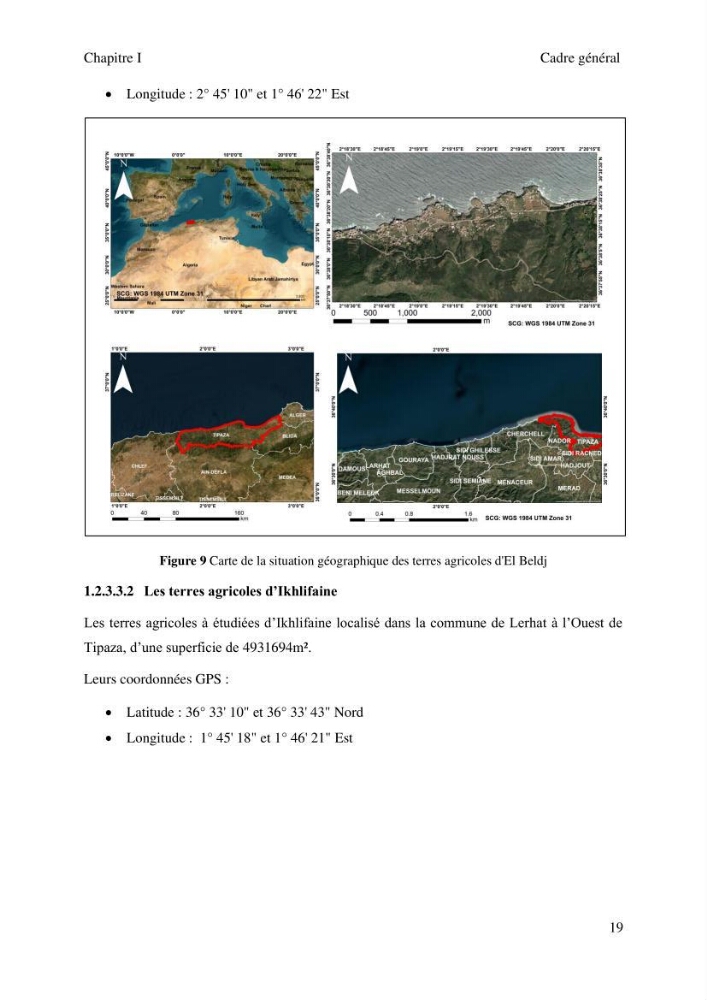 Gestion et valorisation des zones littorales à intérêt stratégique cas de la wilaya de Tipaza