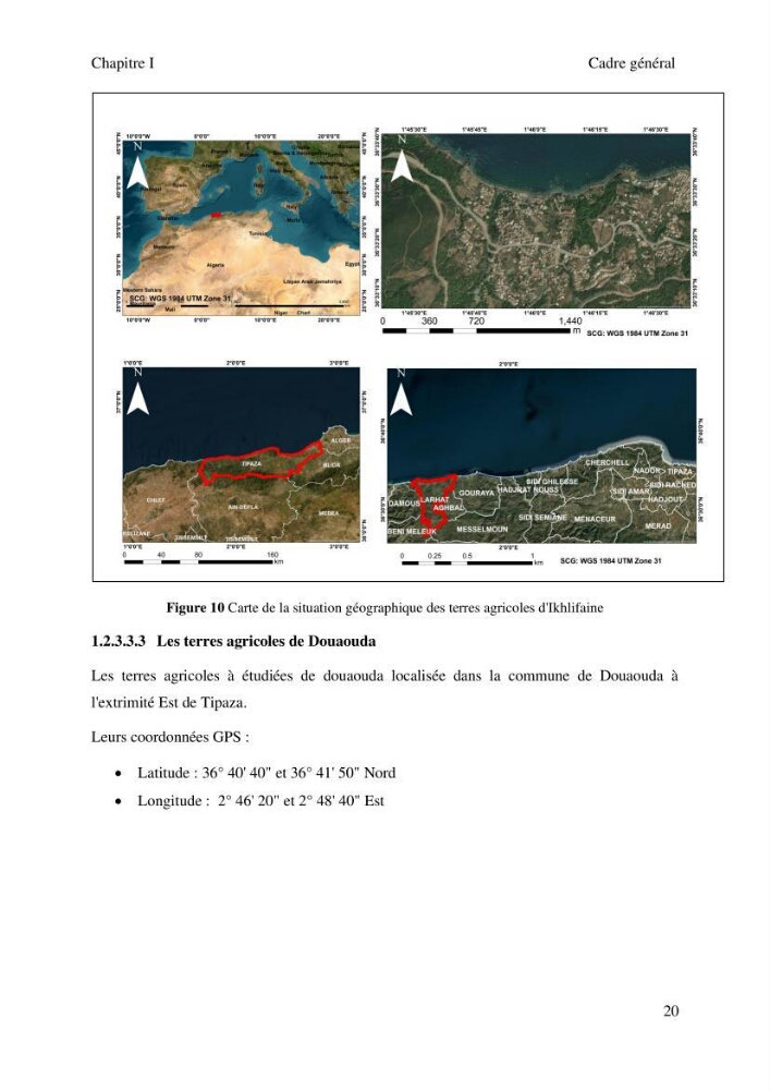 Gestion et valorisation des zones littorales à intérêt stratégique cas de la wilaya de Tipaza