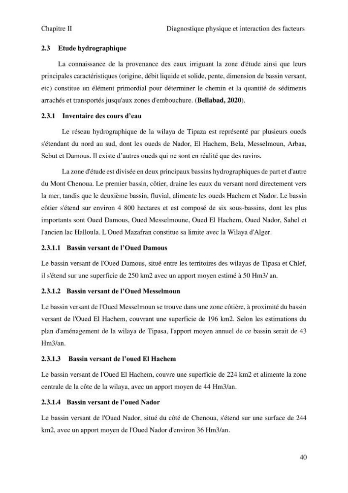 Gestion et valorisation des zones littorales à intérêt stratégique cas de la wilaya de Tipaza