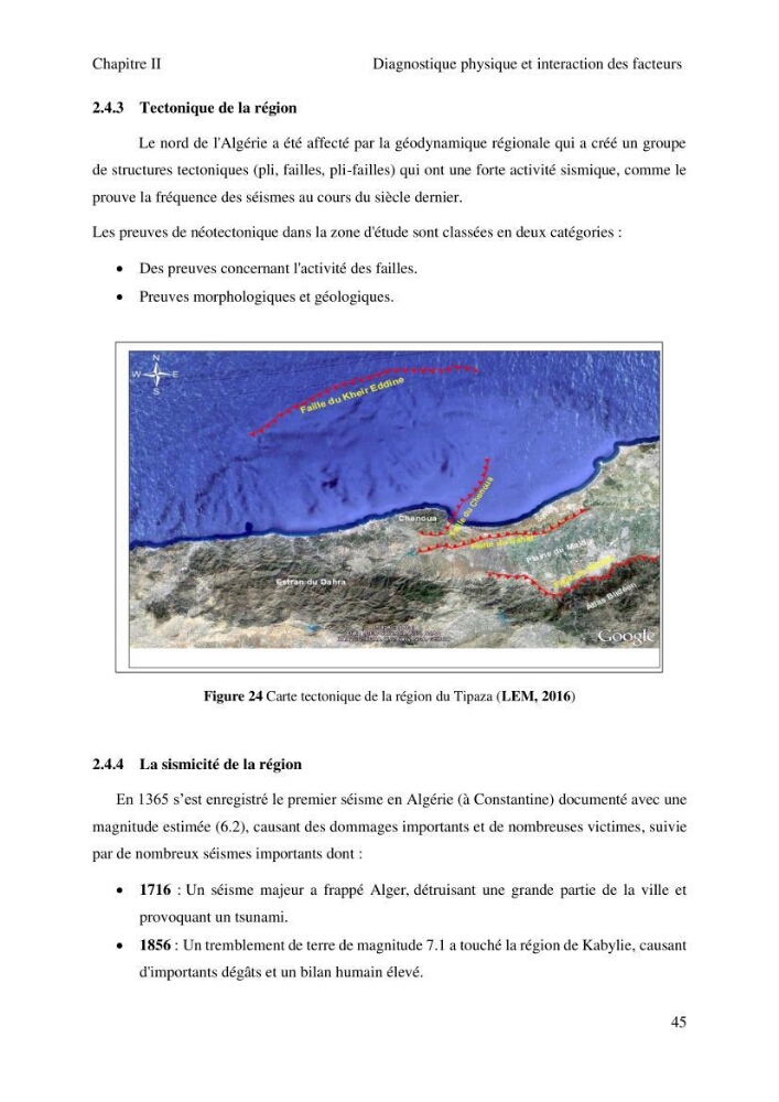 Gestion et valorisation des zones littorales à intérêt stratégique cas de la wilaya de Tipaza
