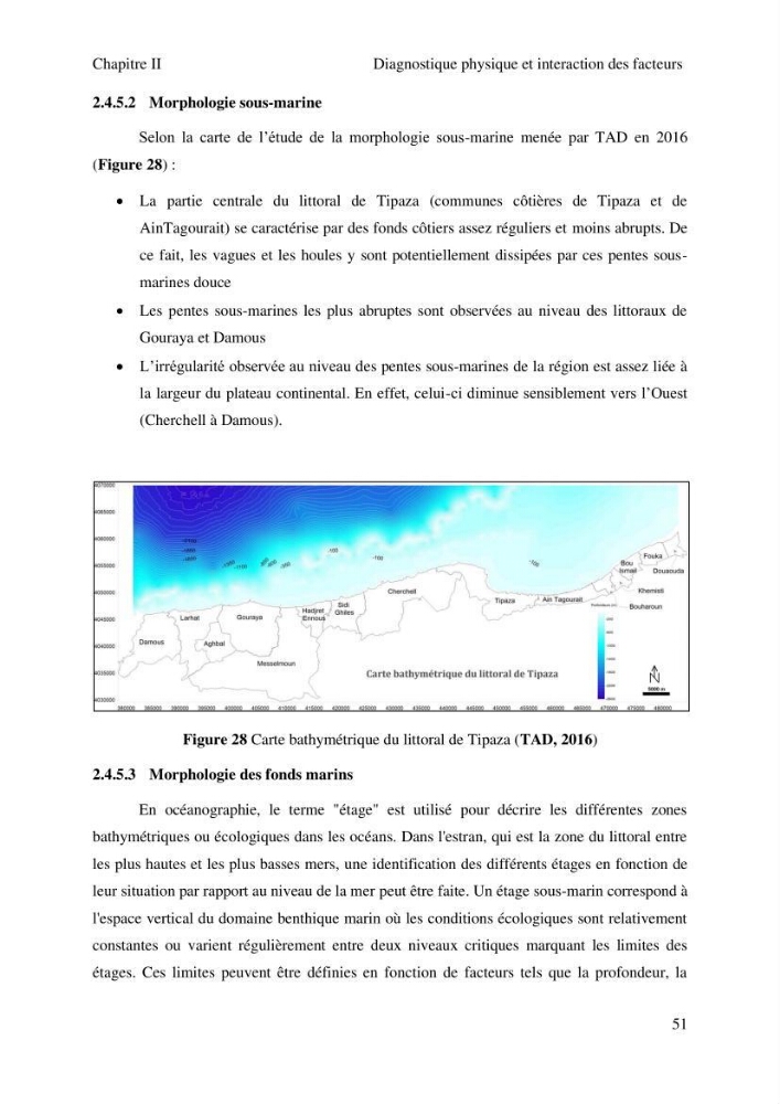 Gestion et valorisation des zones littorales à intérêt stratégique cas de la wilaya de Tipaza