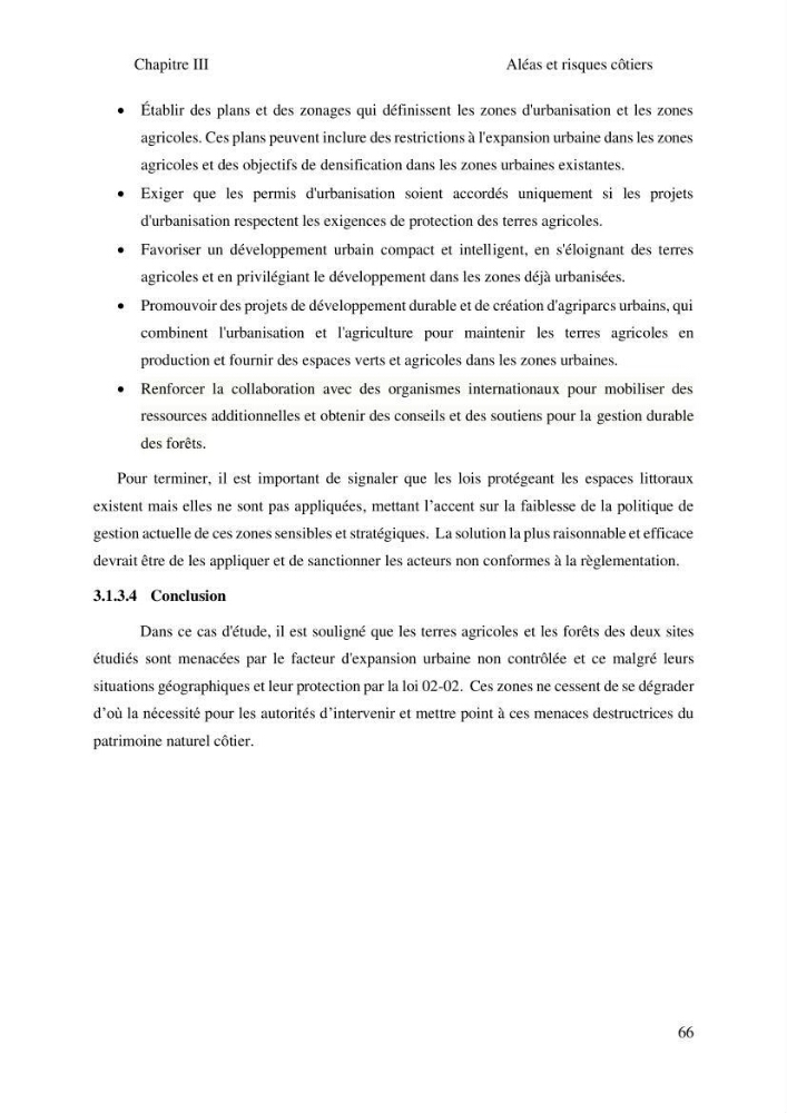 Gestion et valorisation des zones littorales à intérêt stratégique cas de la wilaya de Tipaza