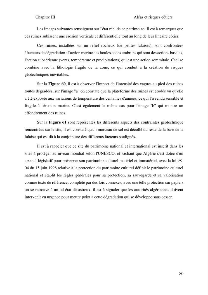 Gestion et valorisation des zones littorales à intérêt stratégique cas de la wilaya de Tipaza