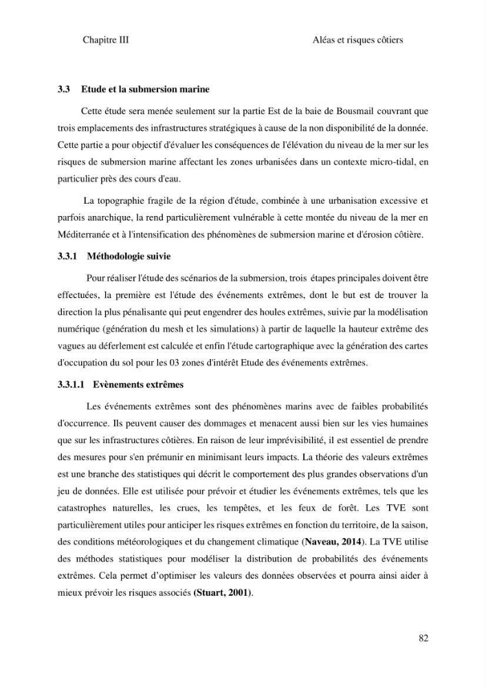 Gestion et valorisation des zones littorales à intérêt stratégique cas de la wilaya de Tipaza