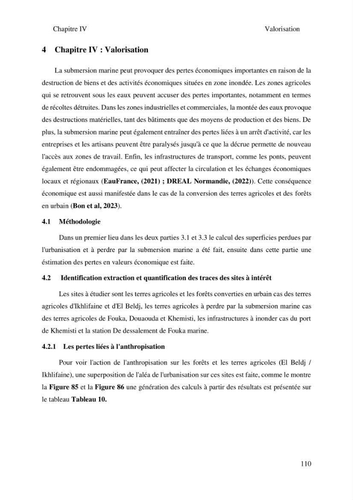 Gestion et valorisation des zones littorales à intérêt stratégique cas de la wilaya de Tipaza