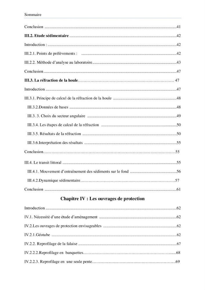 Evolution et dynamique de la falaise Est de Boumerdes et proposition des solutions
