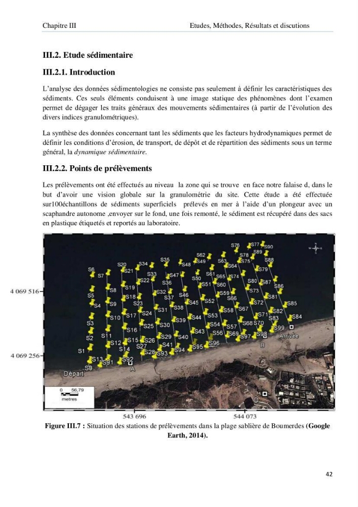 Evolution et dynamique de la falaise Est de Boumerdes et proposition des solutions
