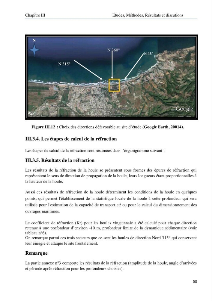 Evolution et dynamique de la falaise Est de Boumerdes et proposition des solutions