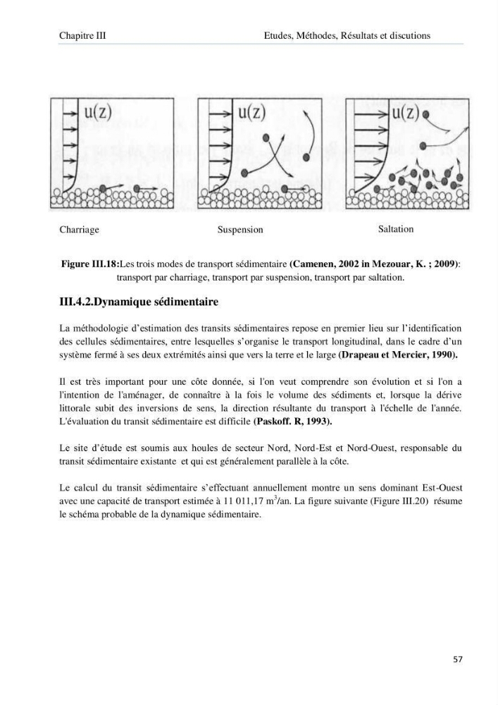 Evolution et dynamique de la falaise Est de Boumerdes et proposition des solutions