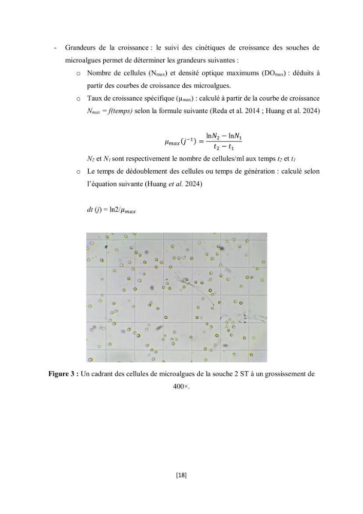 Étude l\'éfficacité épuratoire de consortia microalgues - bactéries dans le traitement des eaux usées aquacoles