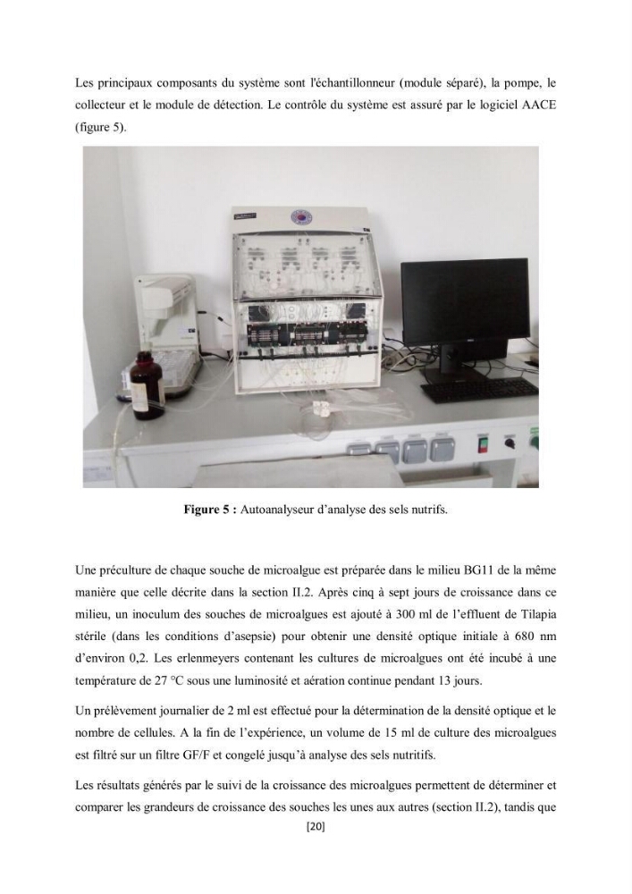 Étude l\'éfficacité épuratoire de consortia microalgues - bactéries dans le traitement des eaux usées aquacoles