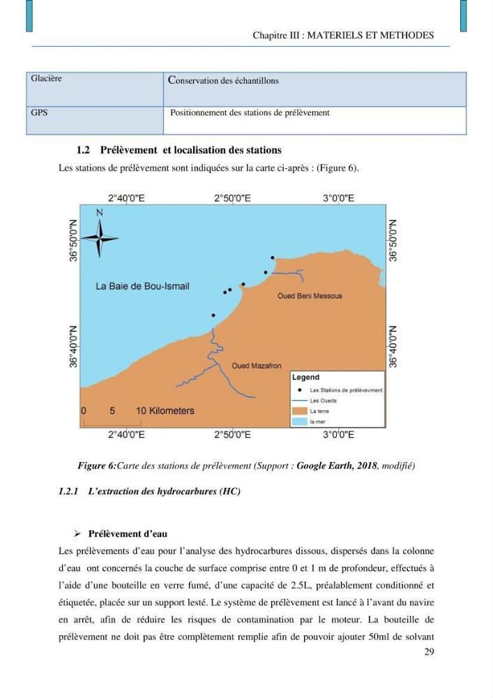 Evaluation des niveaux de pollution par les hydrocarbures aromatiques polycycliques dans les eaux et sédiments marins de la baie de Bou- Ismail (Est):