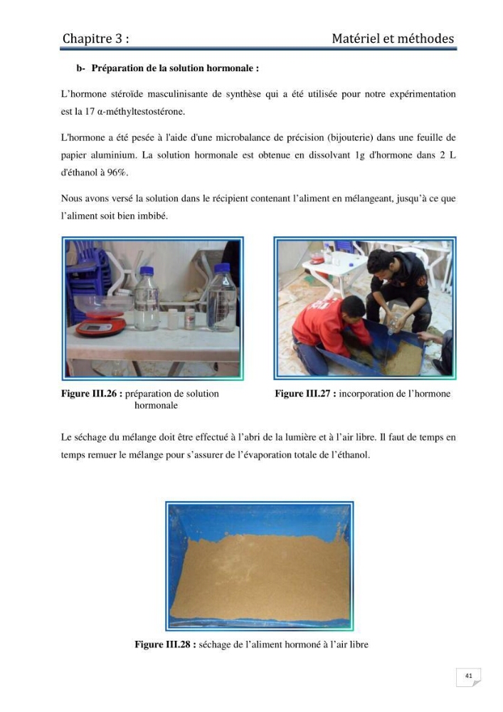 Production d\'alevins monosexe d\'oreochromis niloticus (Linnaeus, 1758) au niveau de la ferme piscicole ezzahra- wilaya de Ghardaia