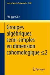 Groupes algébriques semi-simples en dimension cohomologique ≤2: semisimple algebraic groups in cohomological dimension ≤2