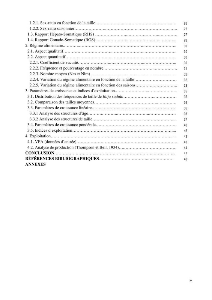 Contribution à l’étude de la biologie, de la croissance et de l’exploitation de Raja radula (Elasmobranches, Rajidae) dans la région Est du bassin algérien